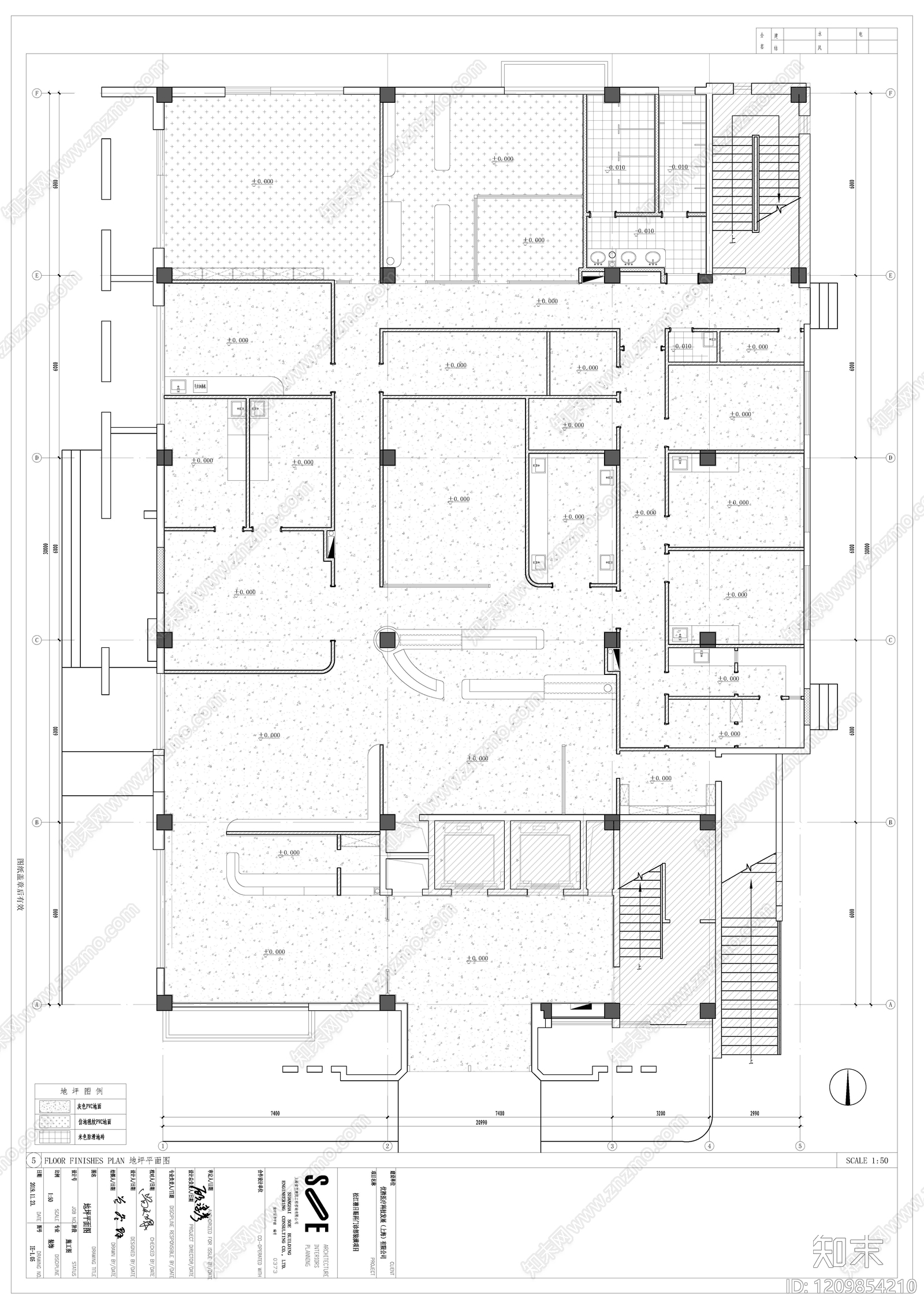 现代医院cad施工图下载【ID:1209854210】