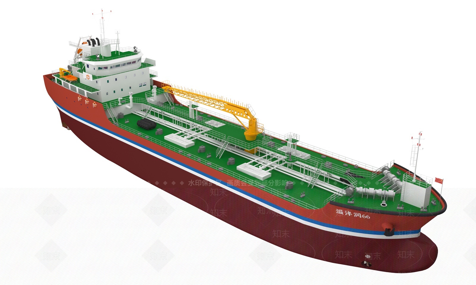 现代远洋轮船3D模型下载【ID:1209854597】