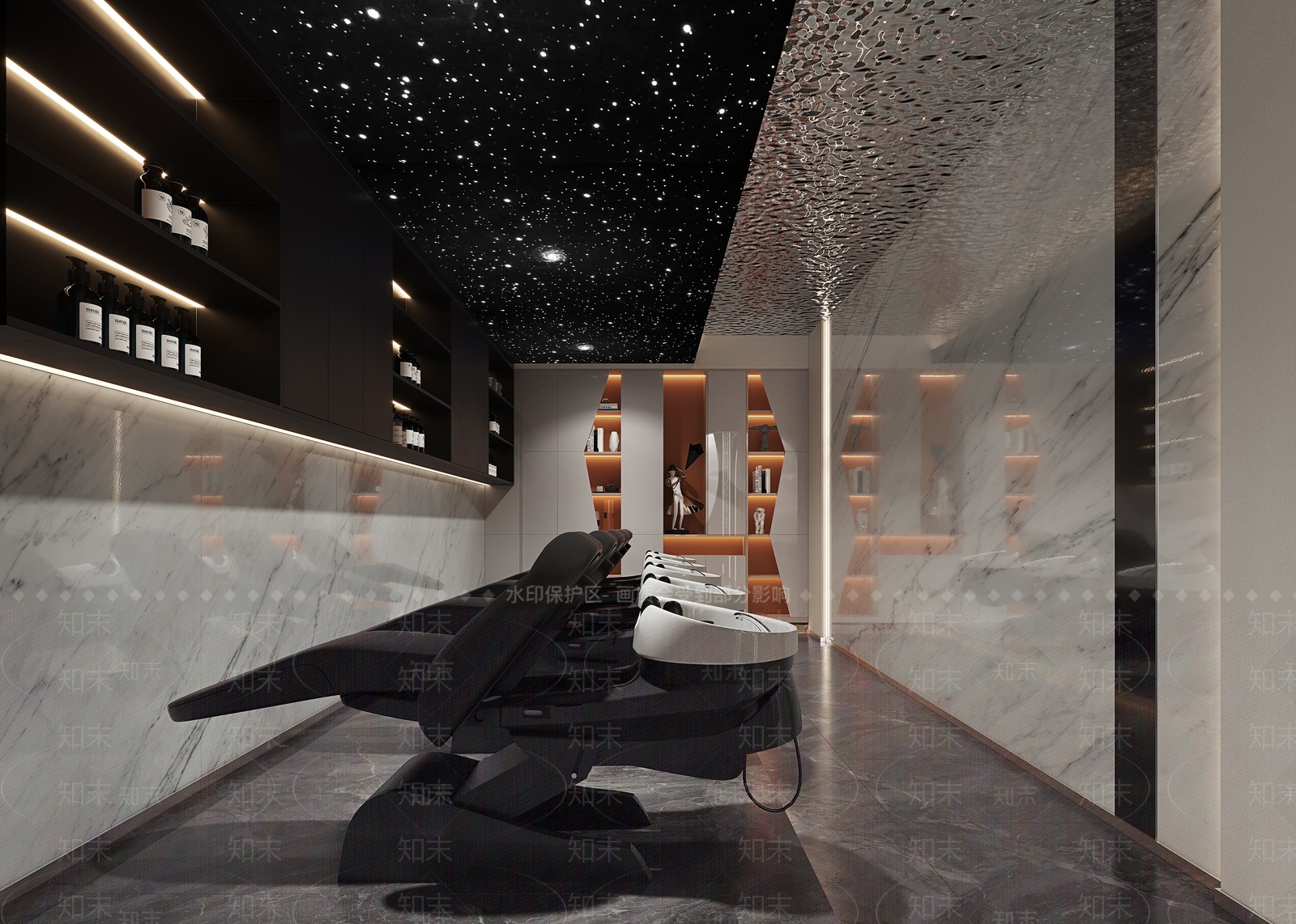 美发店3D模型下载【ID:1209880645】