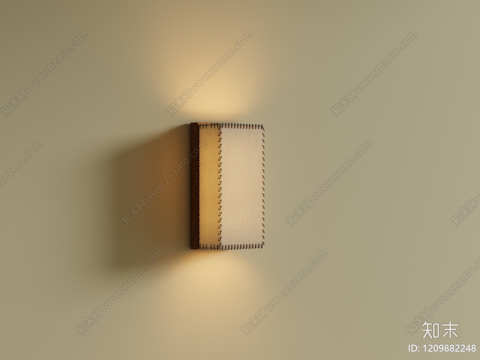 现代极简床头壁灯SU模型下载【ID:1209882248】