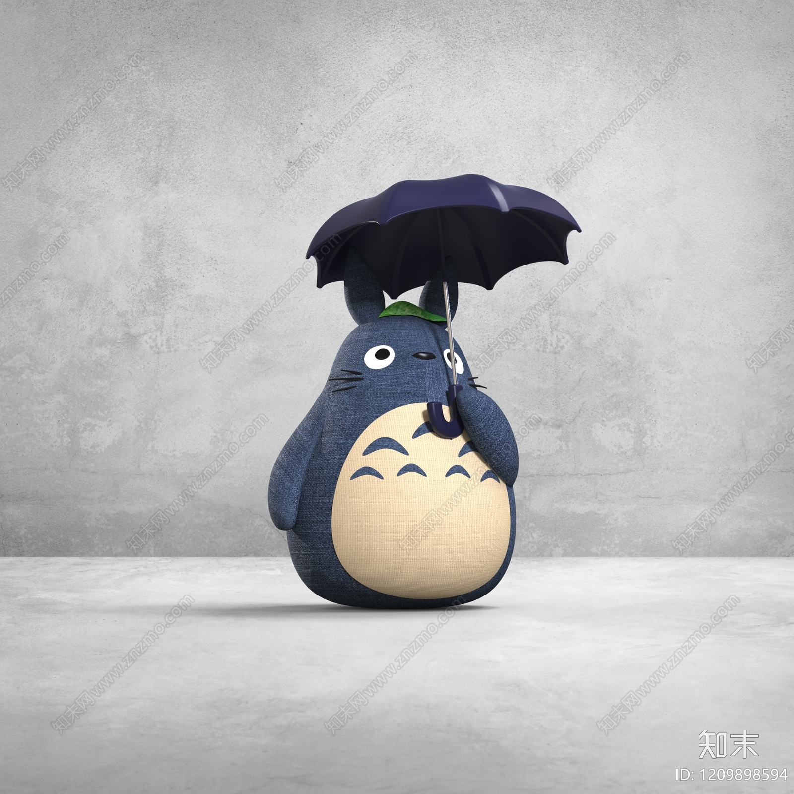 日式雕塑摆件3D模型下载【ID:1209898594】