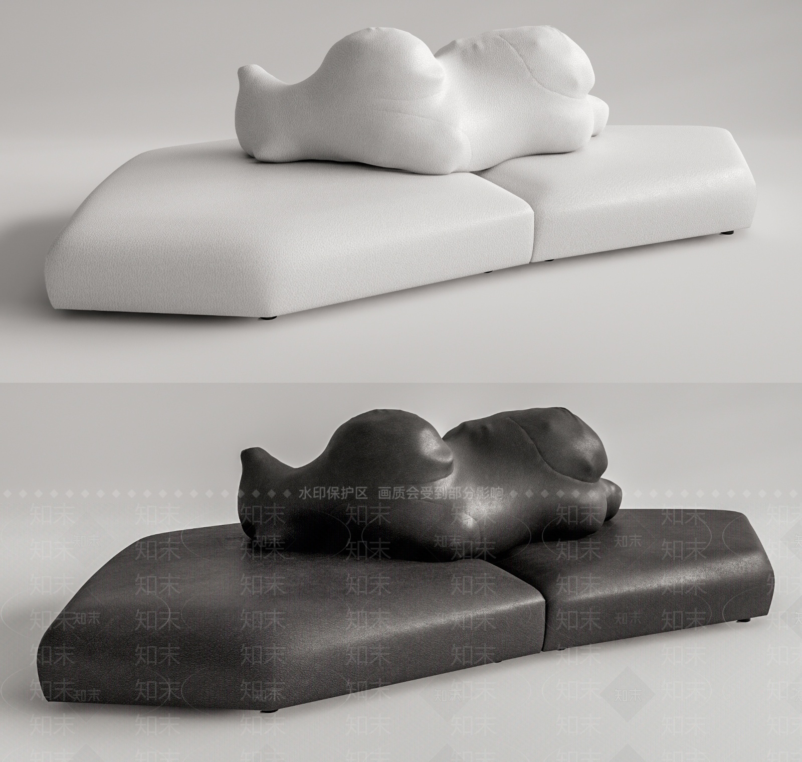现代多人沙发SU模型下载【ID:1209899076】