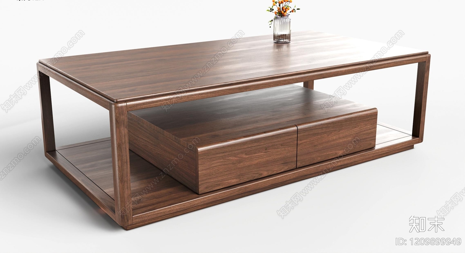 新中式茶几3D模型下载【ID:1209899949】