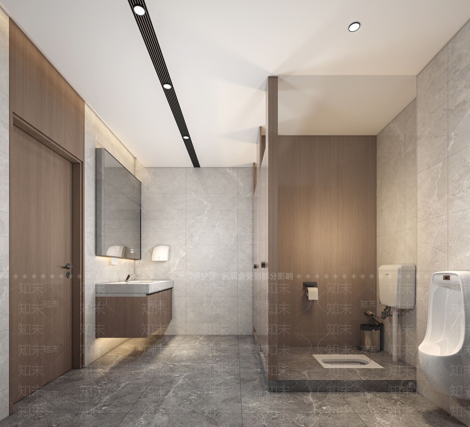 公共卫生间3D模型下载【ID:1209900747】