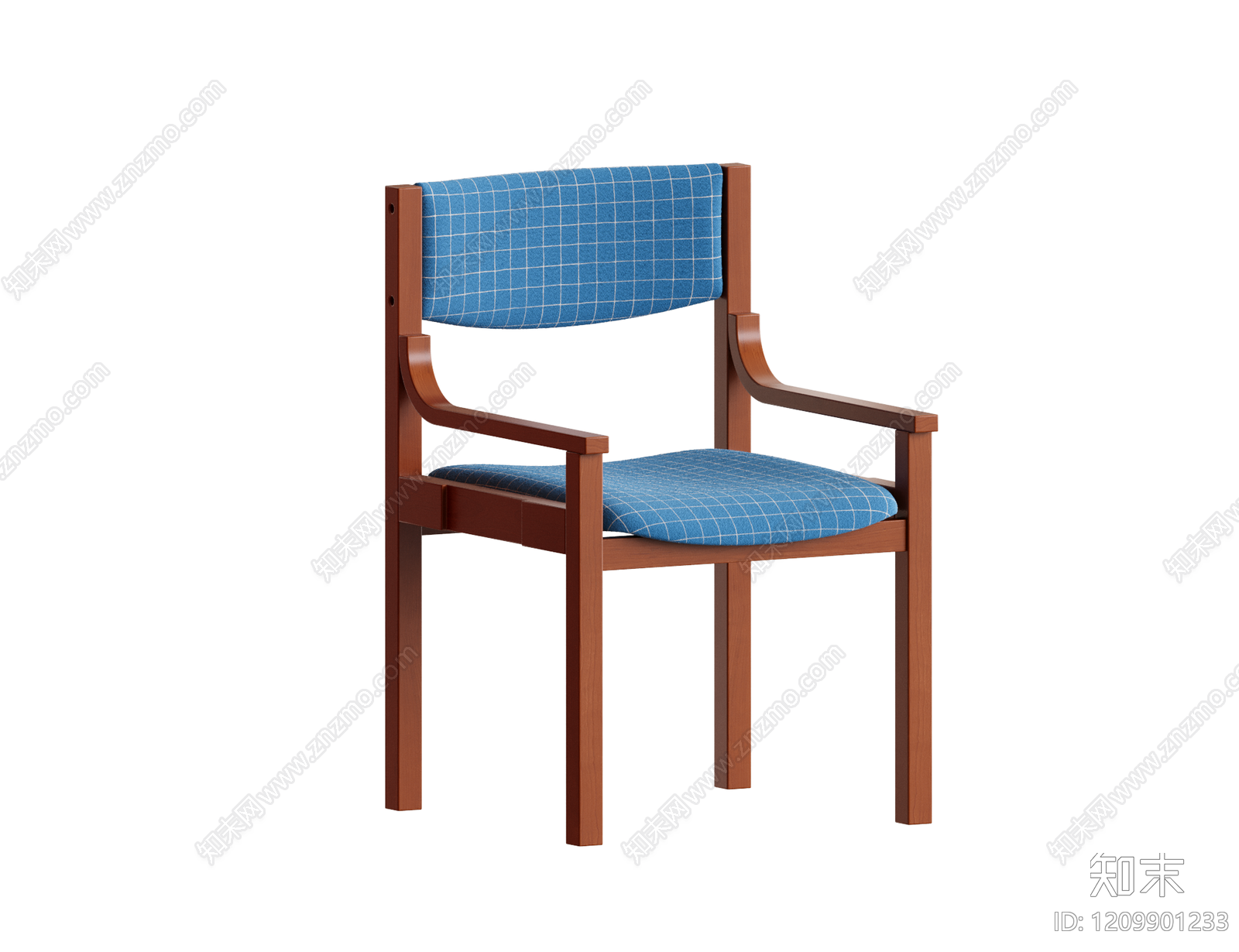 中古风办公椅3D模型下载【ID:1209901233】