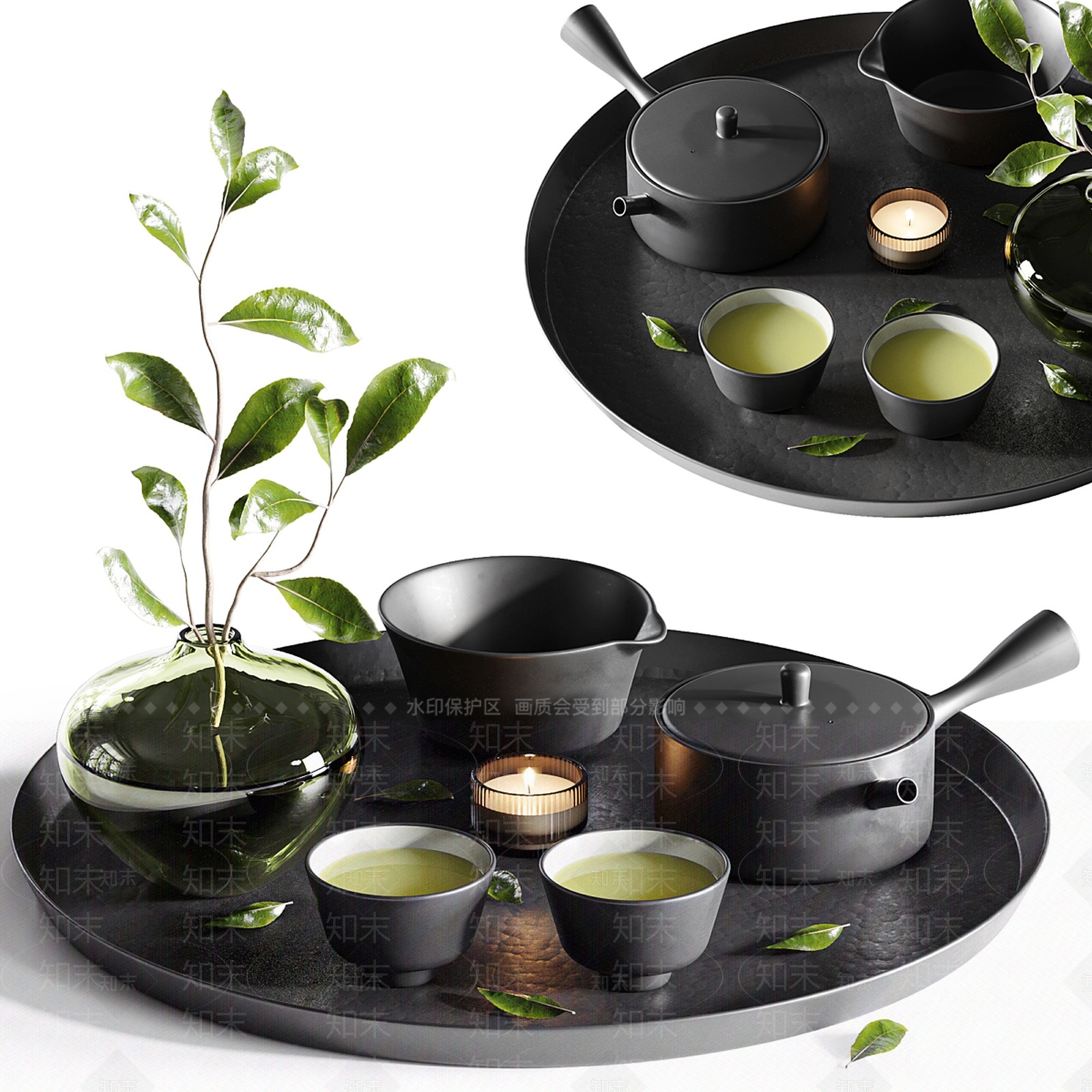 茶具3D模型下载【ID:1209901660】