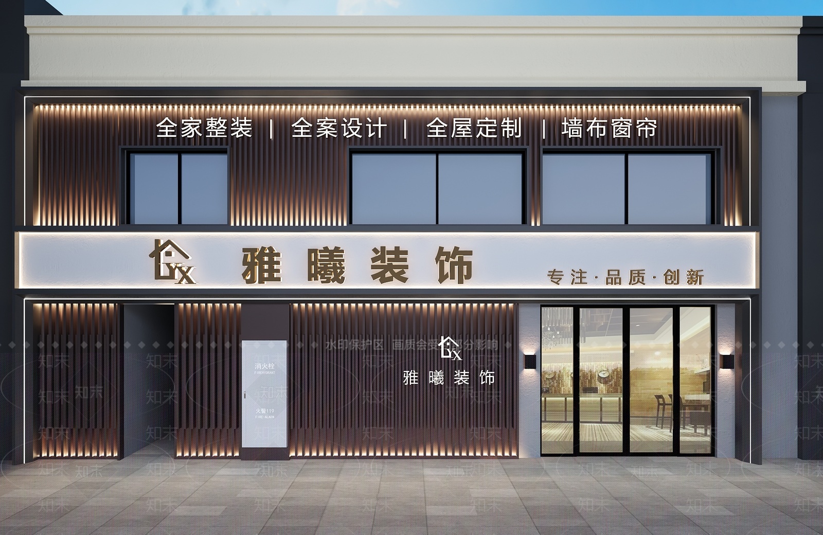 门头3D模型下载【ID:1209903913】