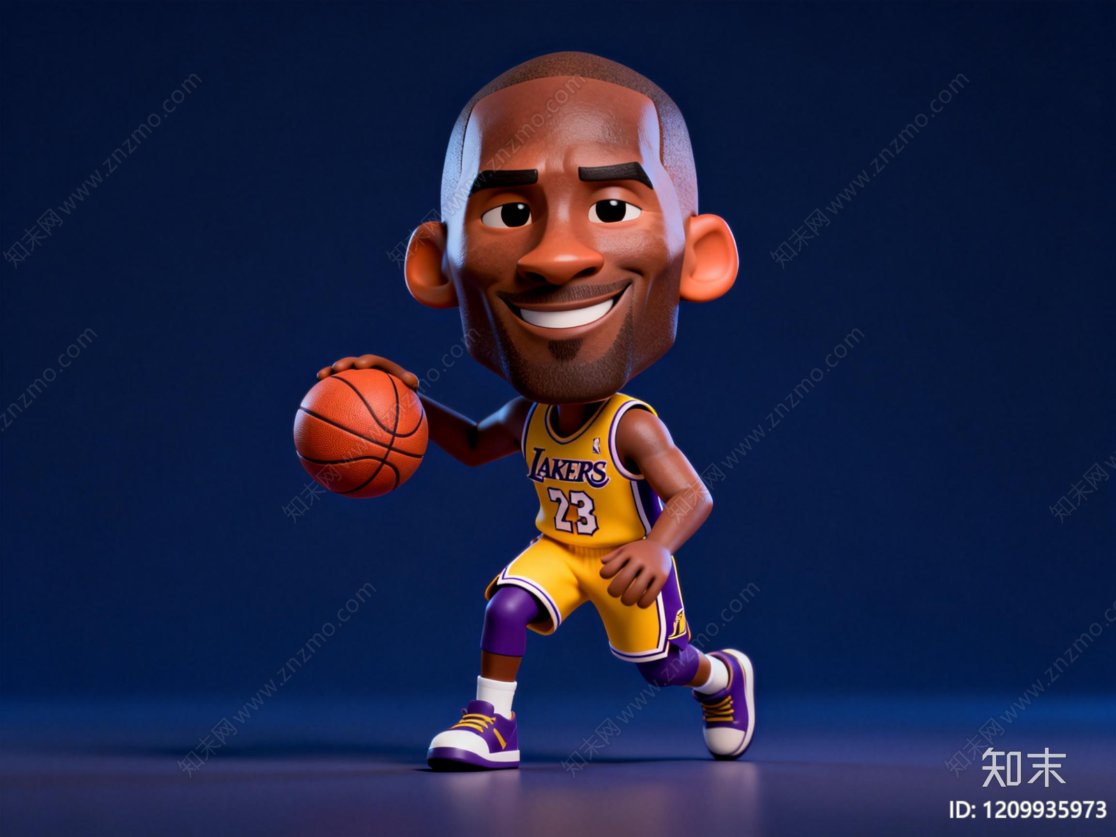 卡通风格虚拟人物3D模型下载【ID:1209935973】