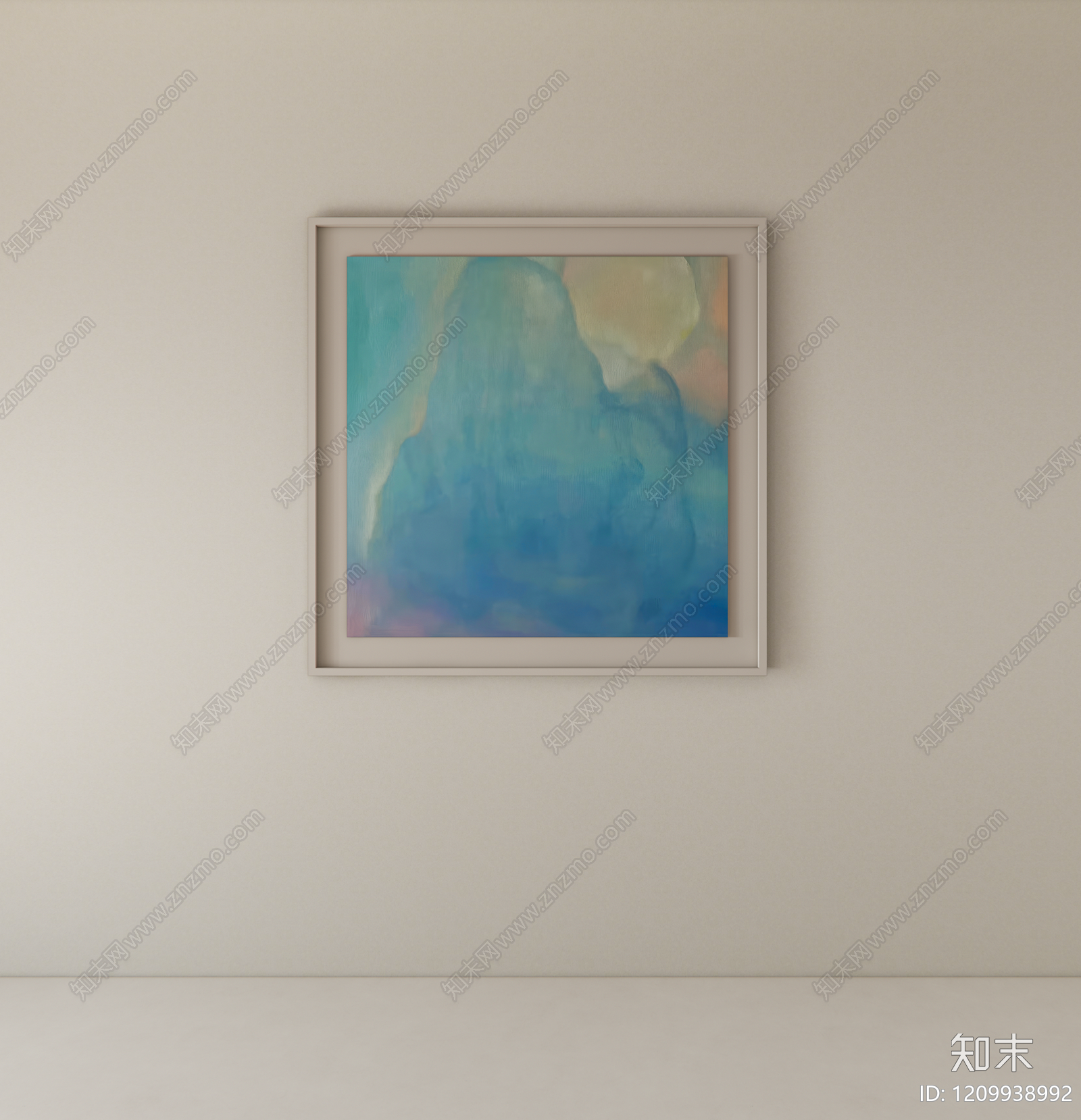 现代挂画SU模型下载【ID:1209938992】