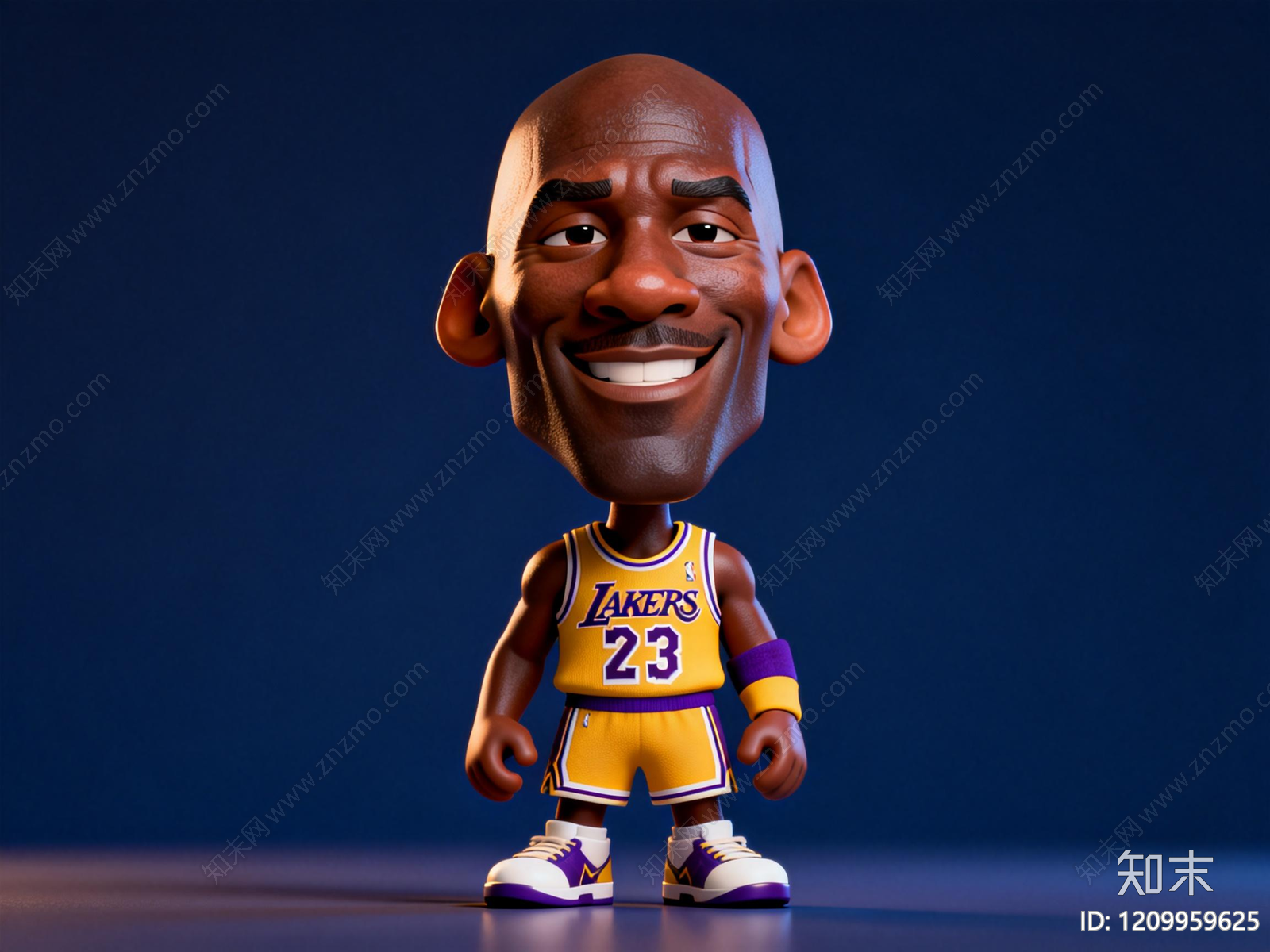 卡通风格虚拟人物3D模型下载【ID:1209959625】