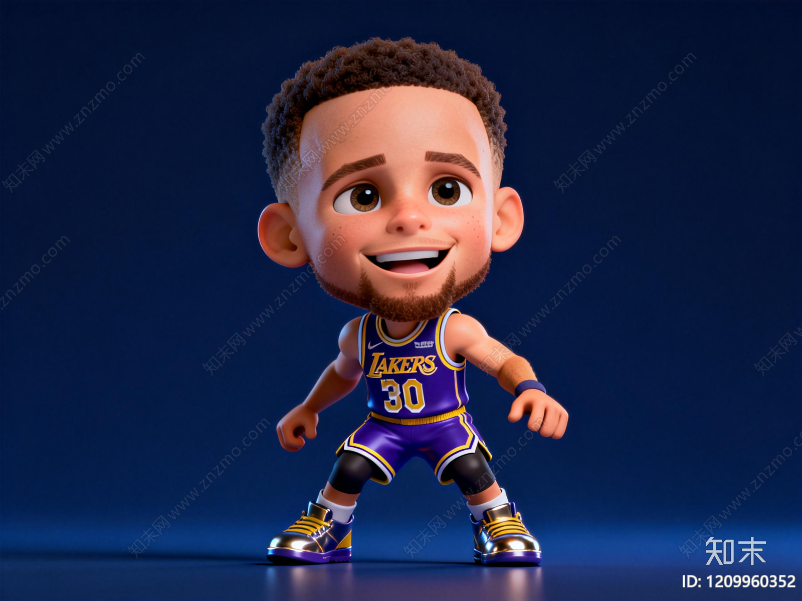 卡通风格虚拟人物3D模型下载【ID:1209960352】