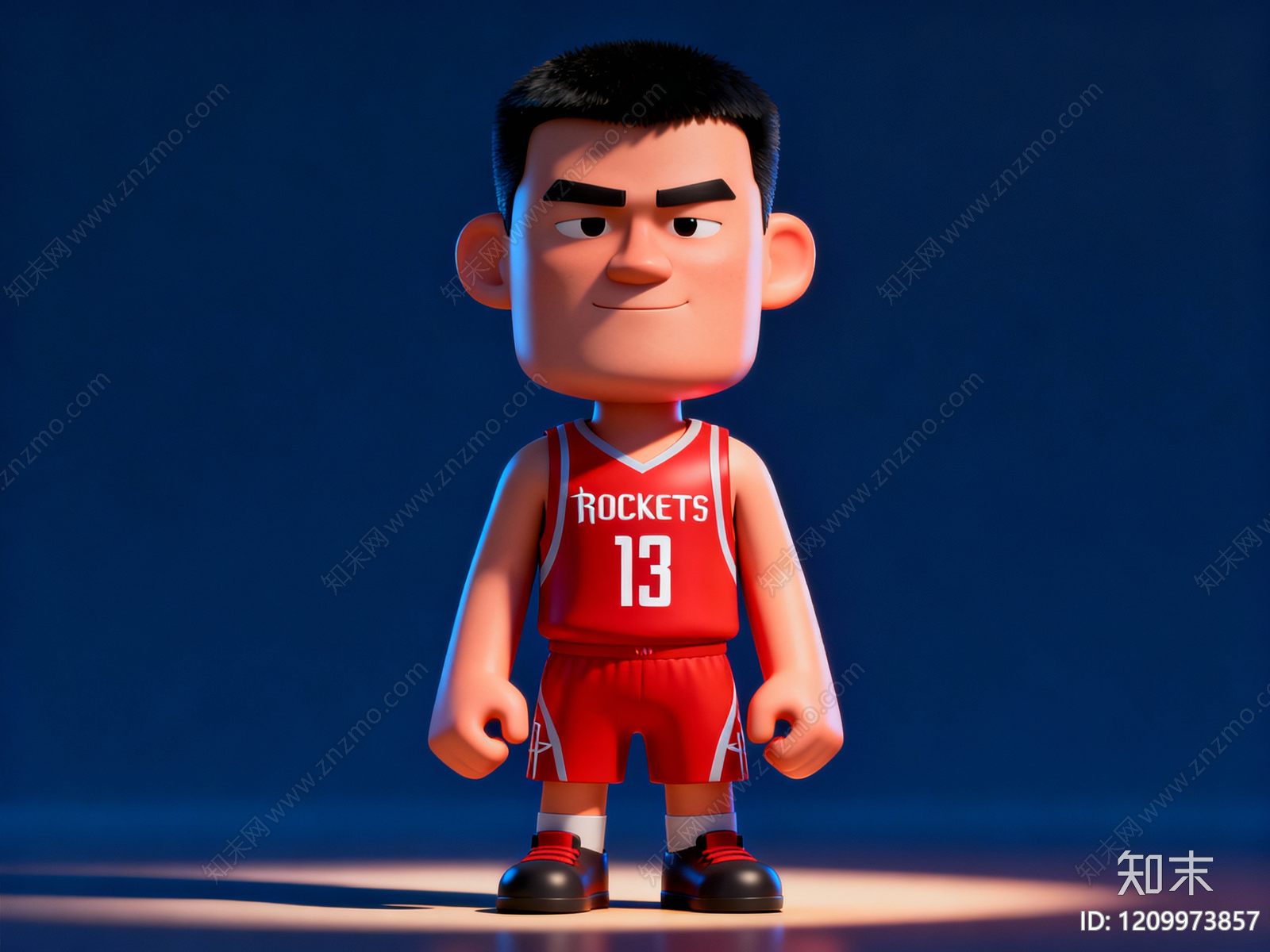 卡通渲染虚拟人物3D模型下载【ID:1209973857】