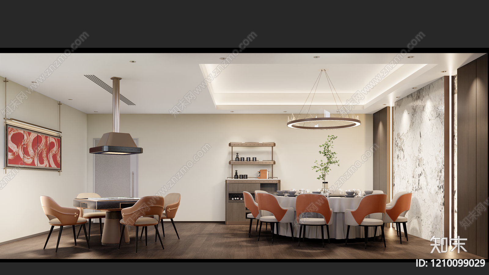 现代会所SU模型下载【ID:1210099029】