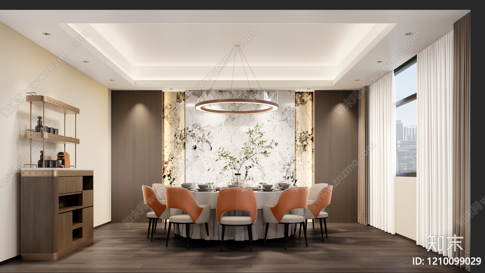 现代会所SU模型下载【ID:1210099029】