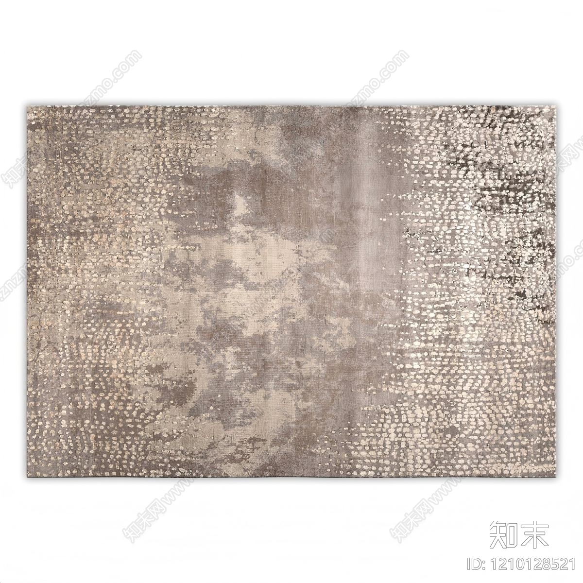侘寂风毛绒地毯3D模型下载【ID:1210128521】