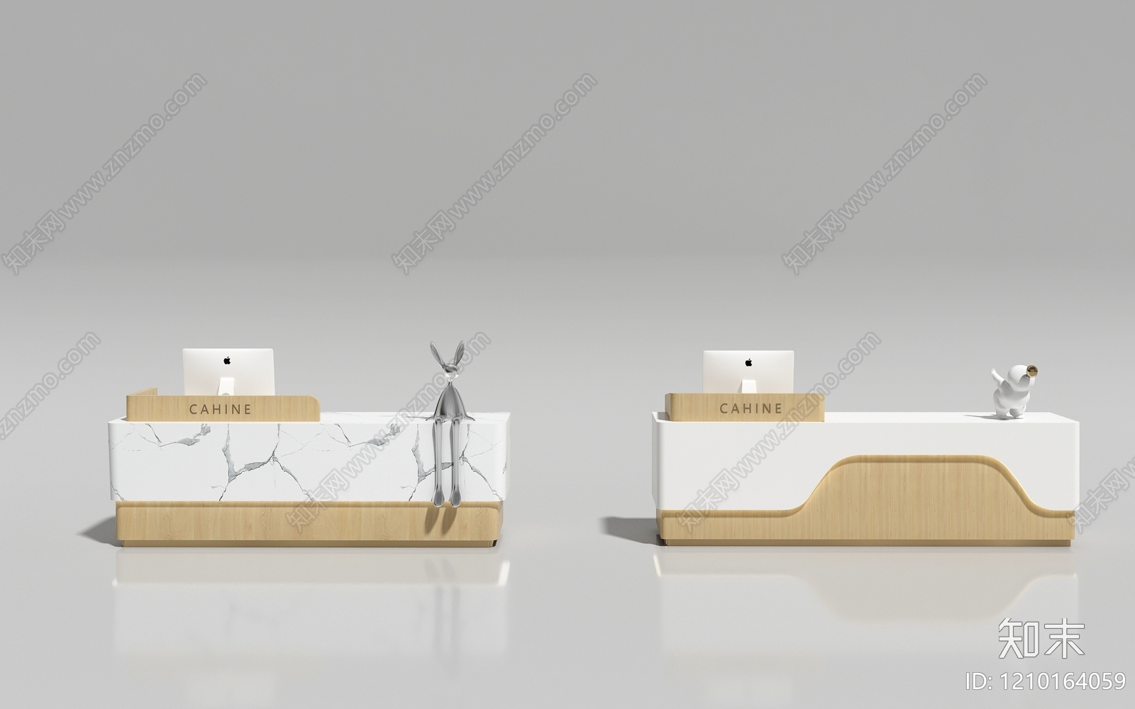 现代简约前台3D模型下载【ID:1210164059】