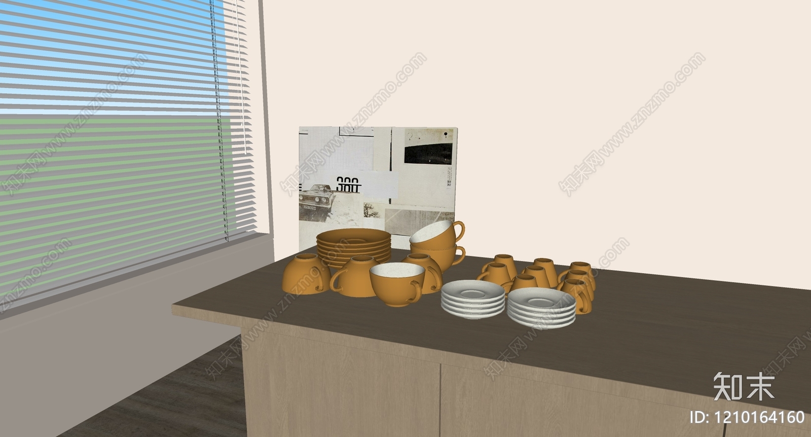 餐具SU模型下载【ID:1210164160】