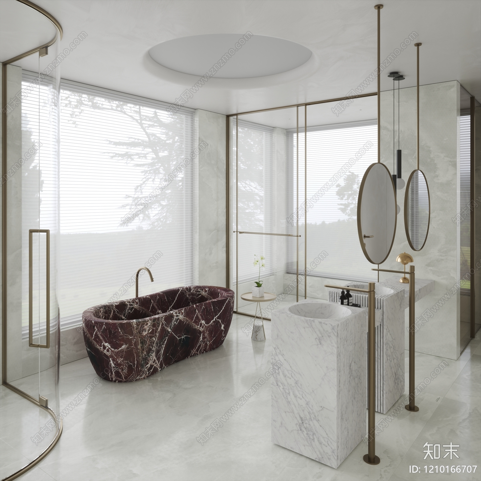 意式极简卫生间3D模型下载【ID:1210166707】