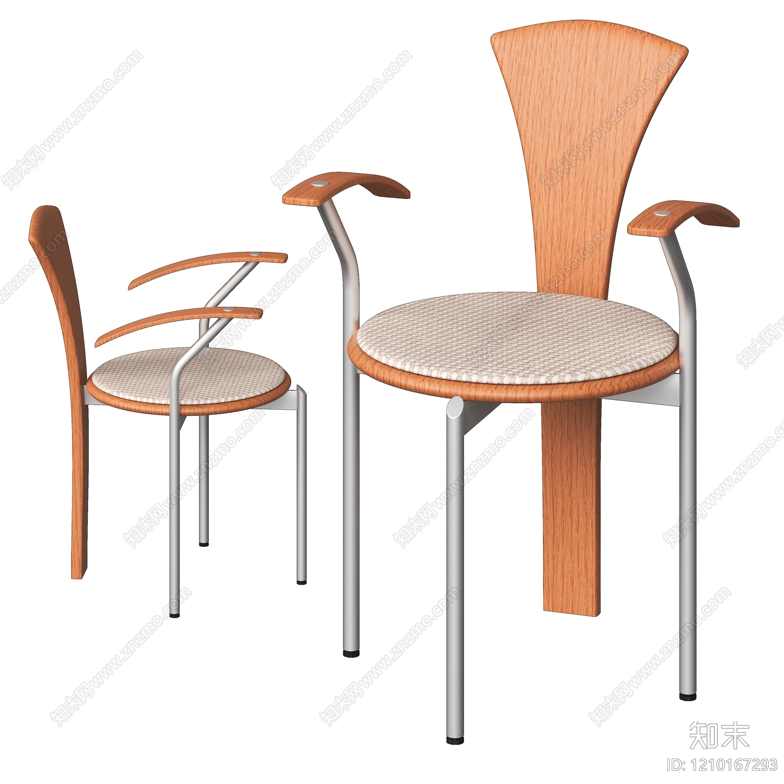 现代简约办公椅3D模型下载【ID:1210167293】