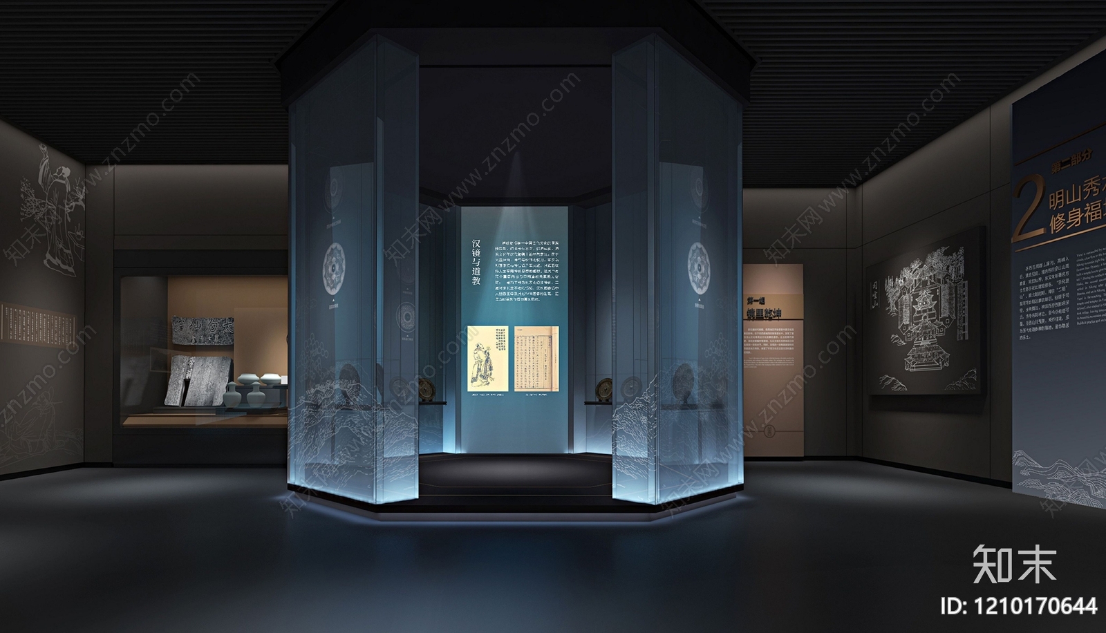 新中式博物馆下载【ID:1210170644】