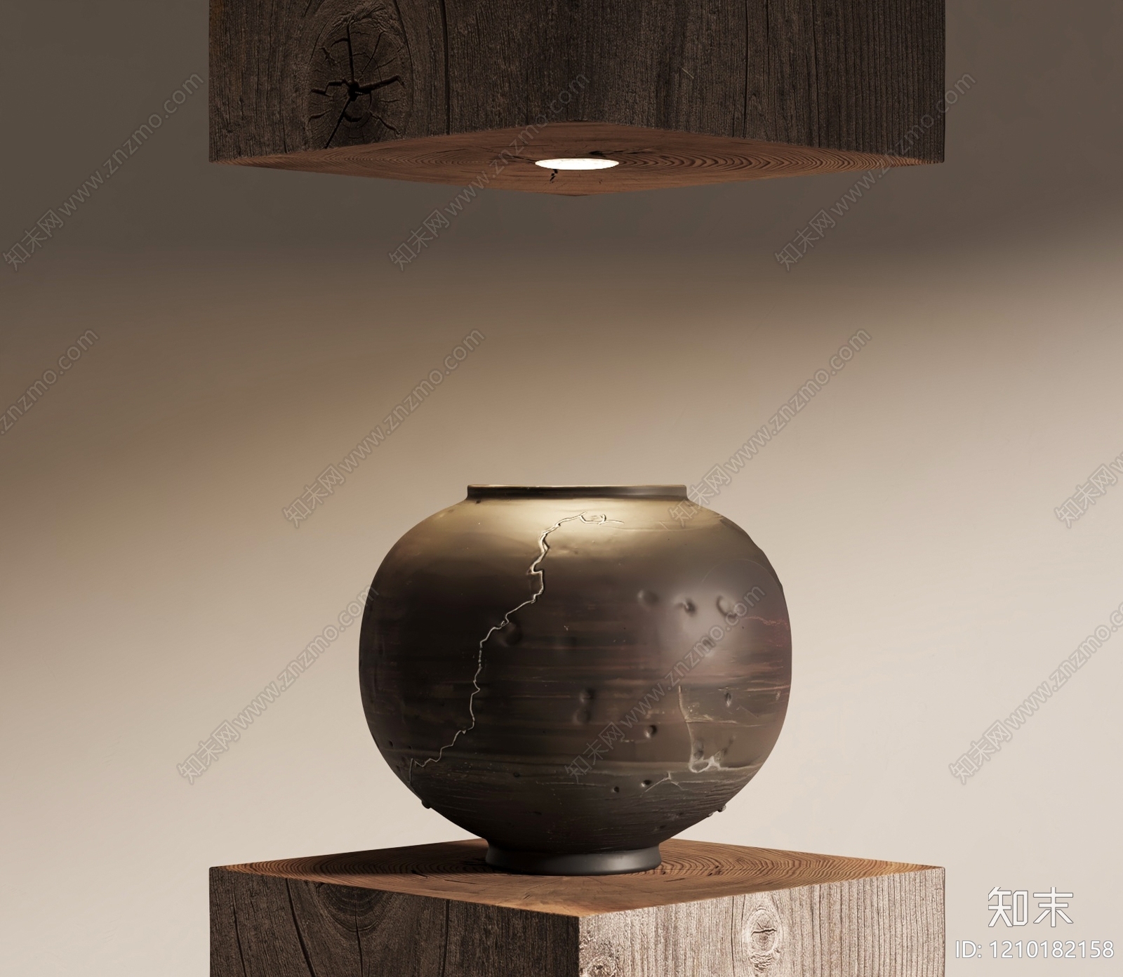 侘寂罐子3D模型下载【ID:1210182158】