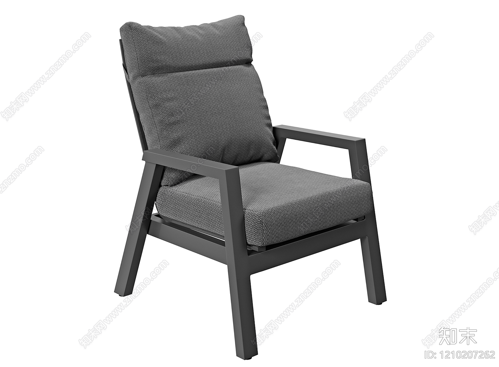 现代简约户外椅3D模型下载【ID:1210207262】