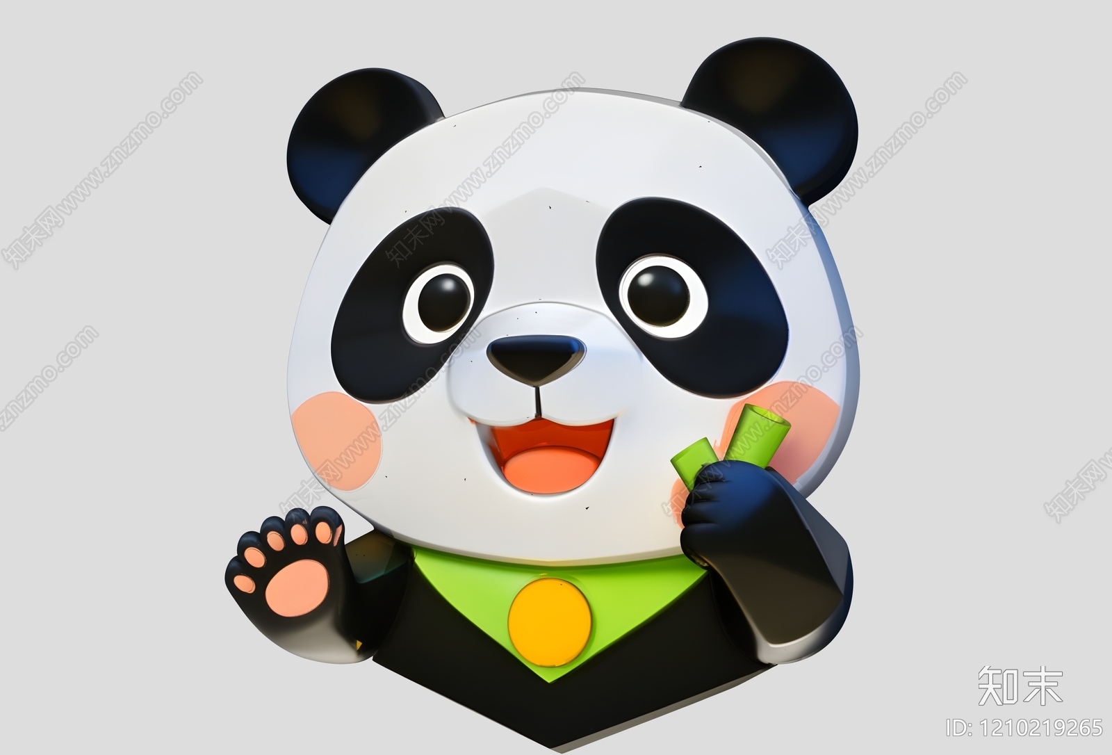 现代新中式艺术装置SU模型下载【ID:1210219265】