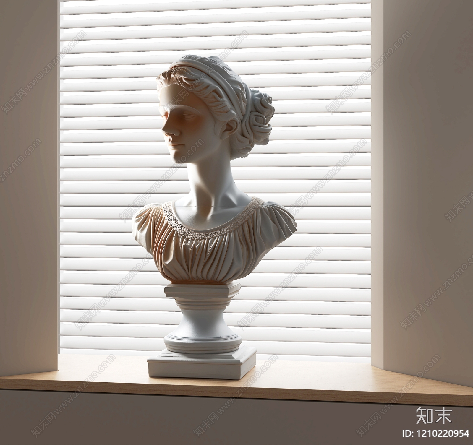 欧式雕塑摆件SU模型下载【ID:1210220954】