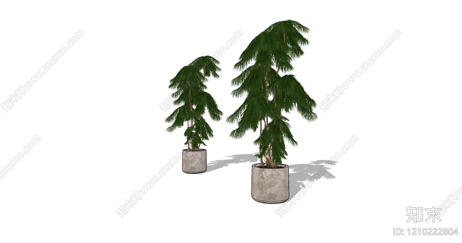 盆栽SU模型下载【ID:1210222804】