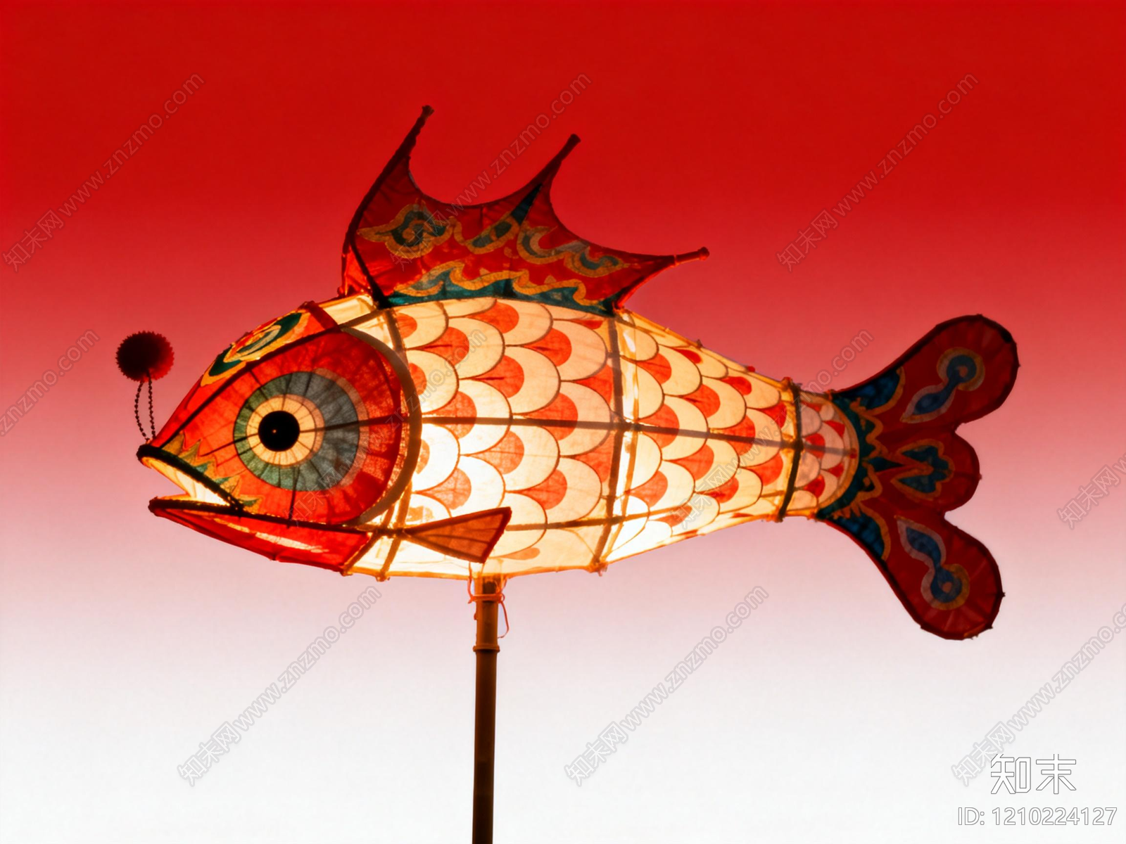 新中式灯笼3D模型下载【ID:1210224127】