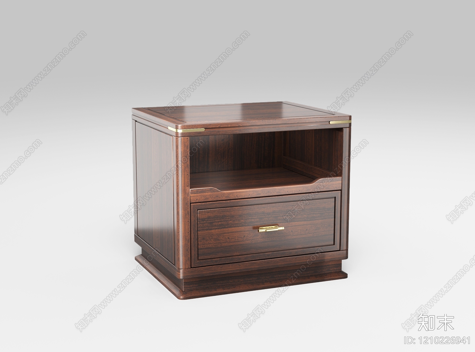 新中式床头柜3D模型下载【ID:1210226941】