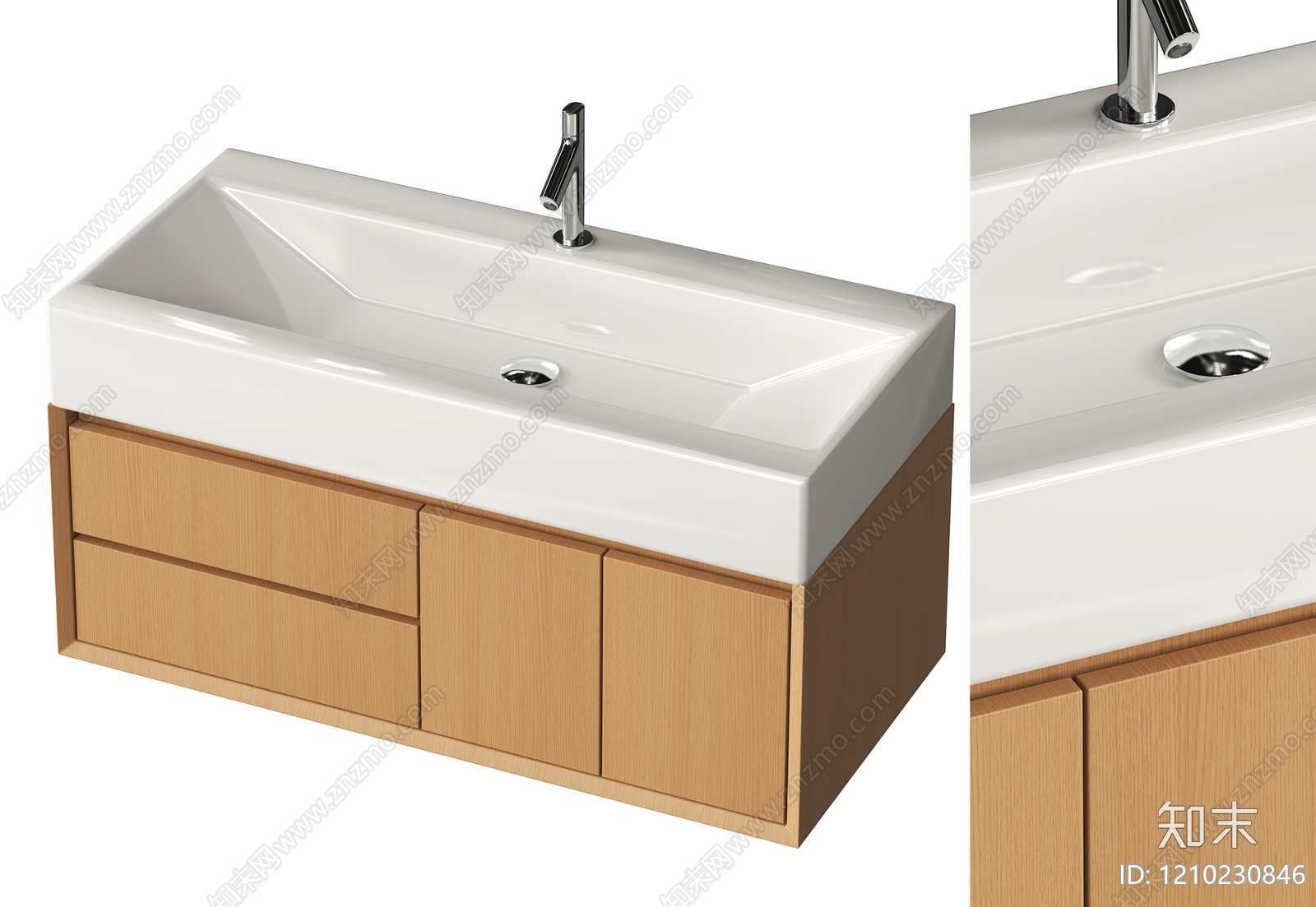 日式台盆3D模型下载【ID:1210230846】