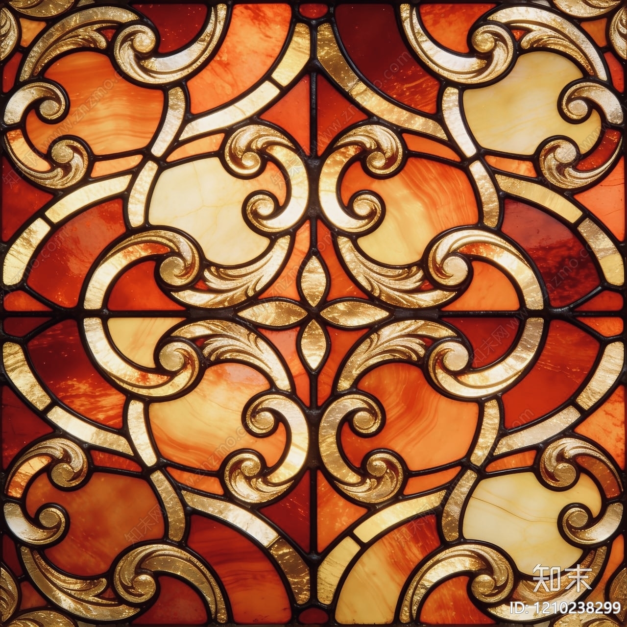 欧式艺术玻璃贴图下载【ID:1210238299】