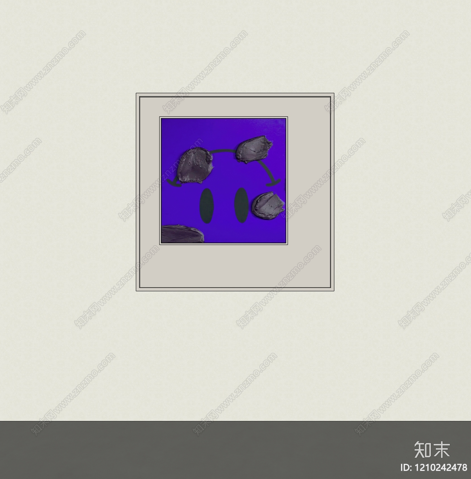 现代挂画SU模型下载【ID:1210242478】