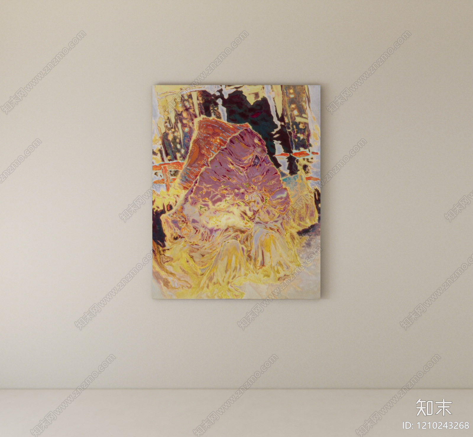 现代挂画SU模型下载【ID:1210243268】