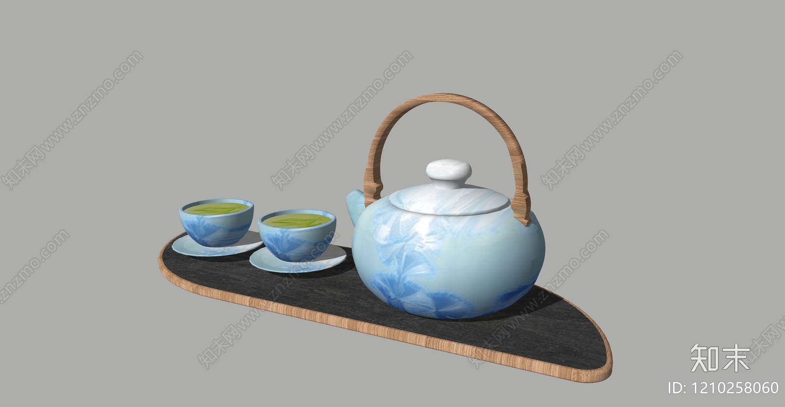 茶具SU模型下载【ID:1210258060】