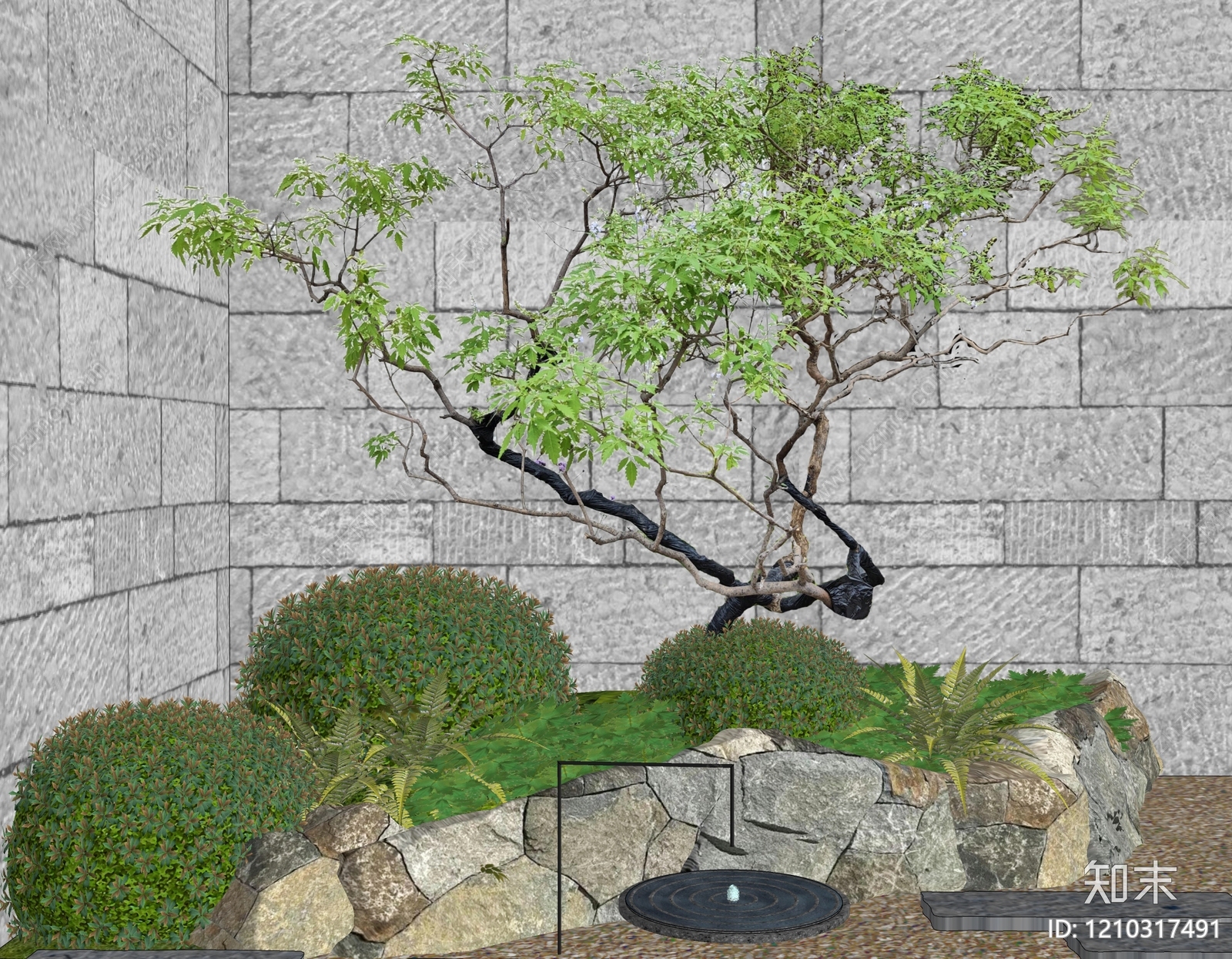 乔木SU模型下载【ID:1210317491】