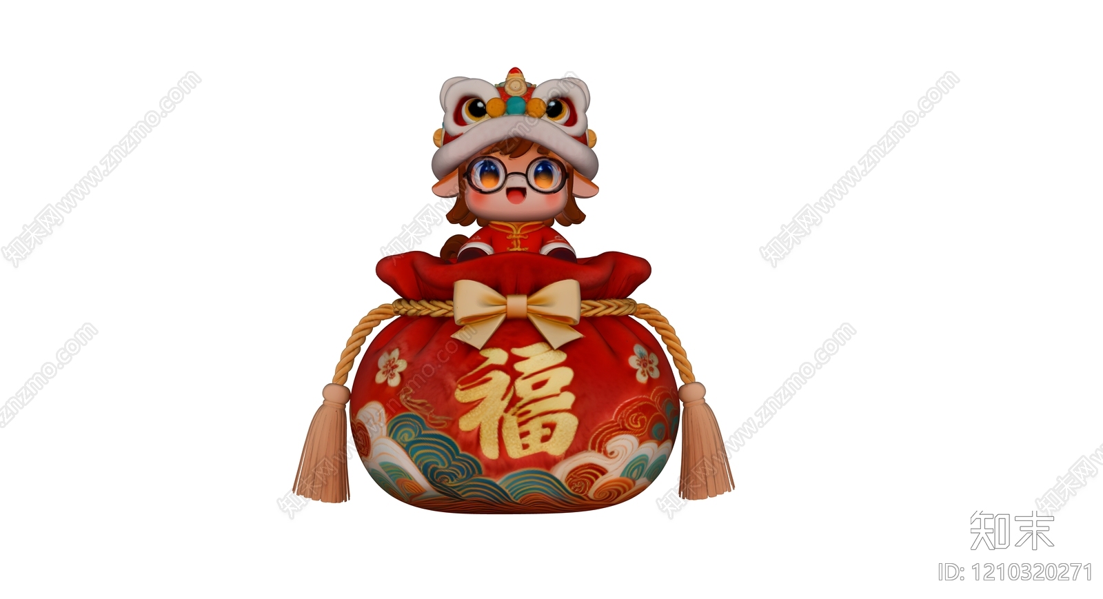 新中式酒水食物3D模型下载【ID:1210320271】