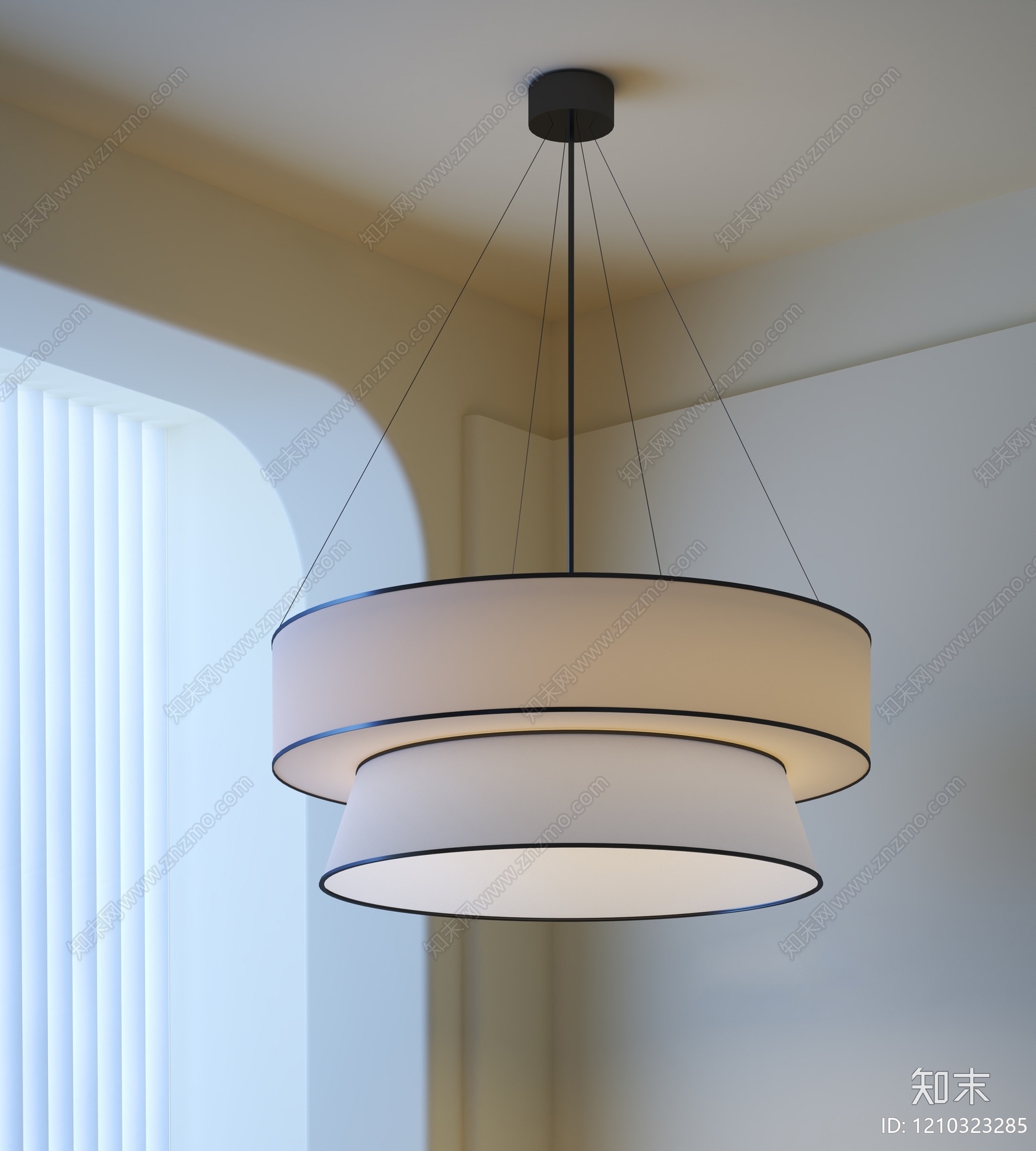 现代简约儿童房吊灯3D模型下载【ID:1210323285】