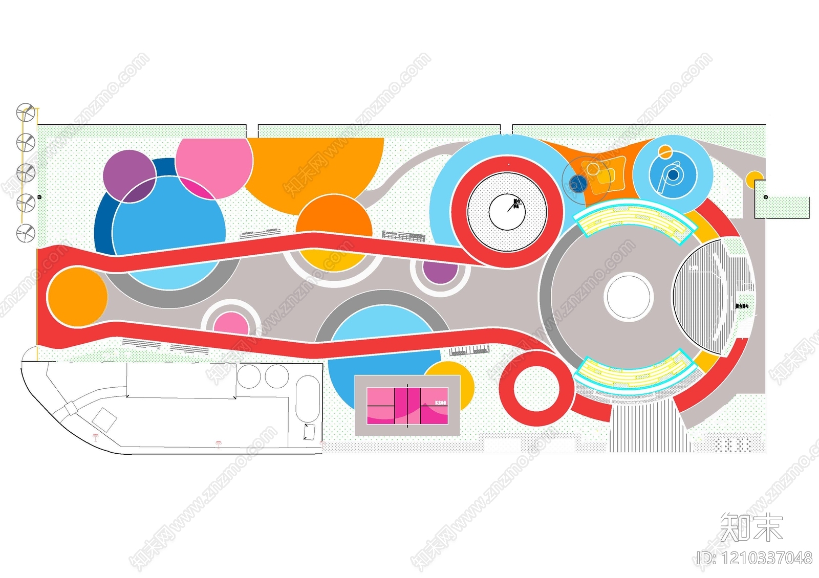 体育公园施工图下载【ID:1210337048】