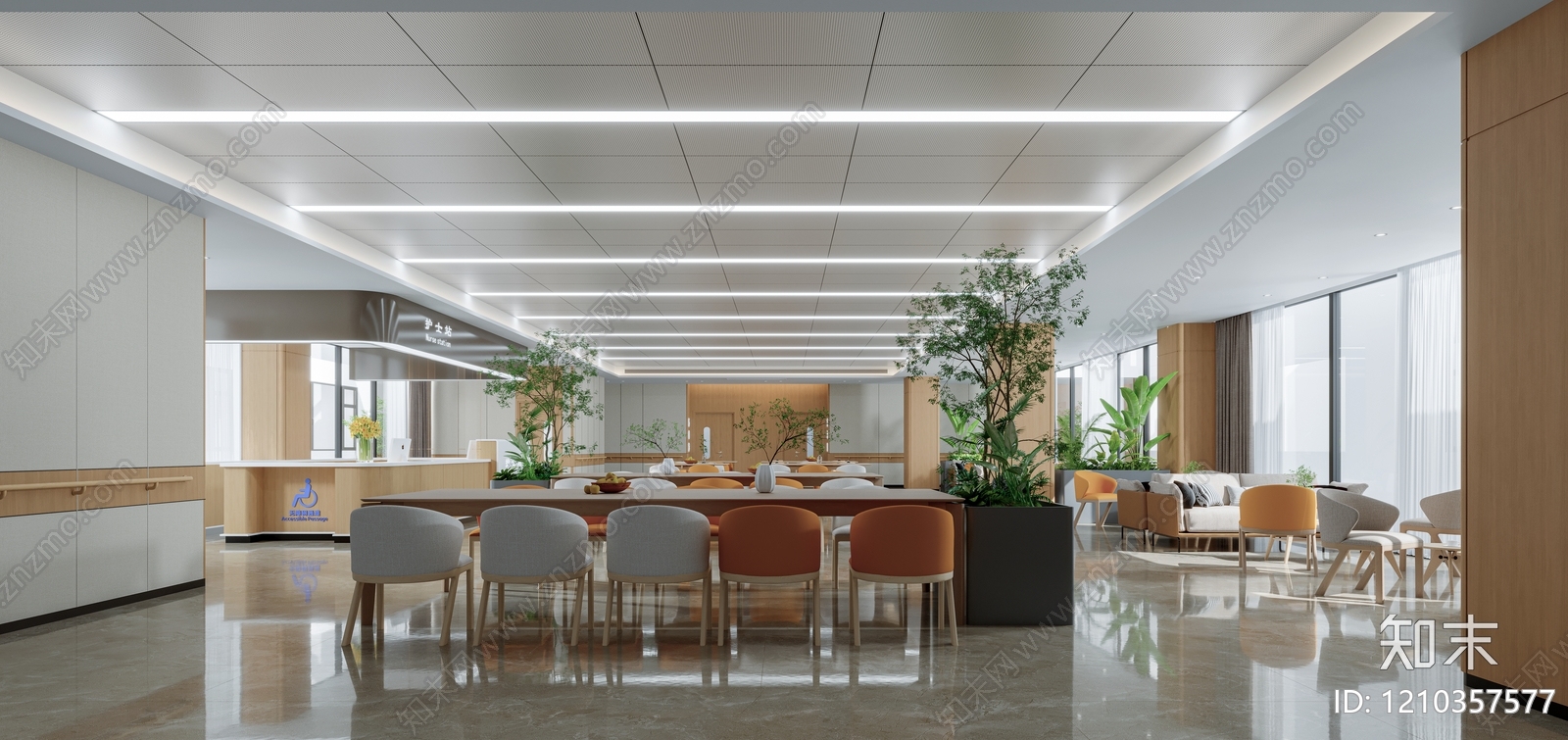 现代极简养老院施工图下载【ID:1210357577】