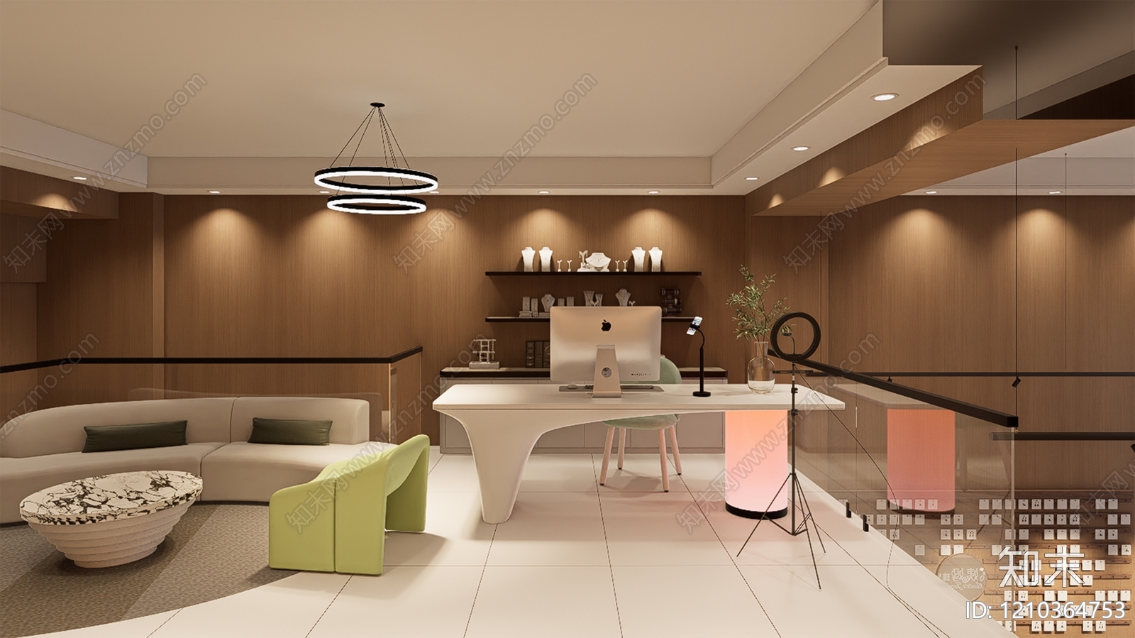 复古意式珠宝店SU模型下载【ID:1210364753】