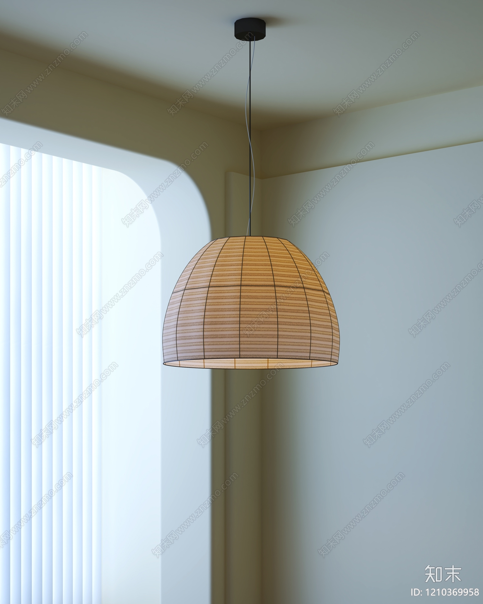 奶油风儿童房吊灯3D模型下载【ID:1210369958】