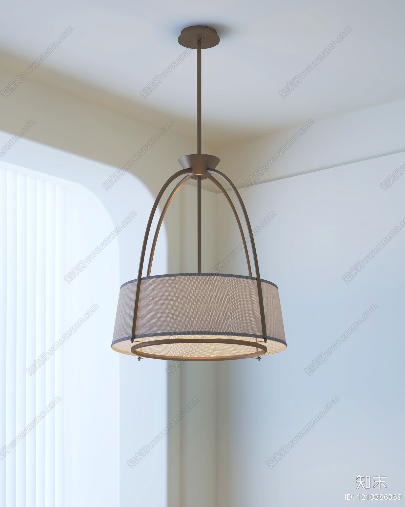 现代简约儿童房吊灯3D模型下载【ID:1210386359】