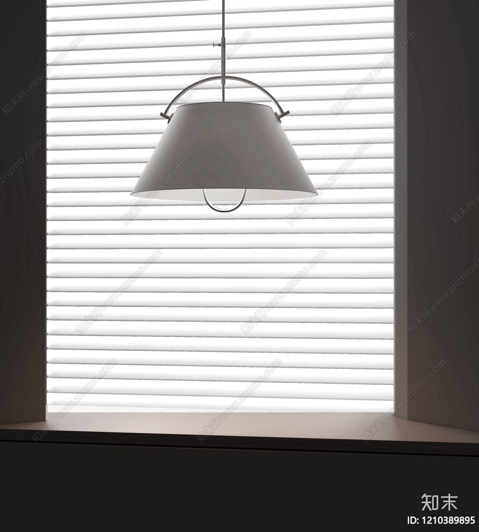 极简吧台吊灯3D模型下载【ID:1210389895】