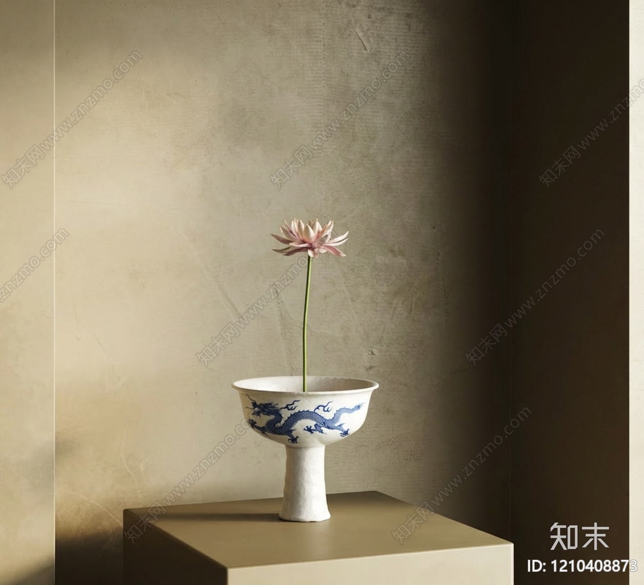 新中式中古花瓶SU模型下载【ID:1210408873】