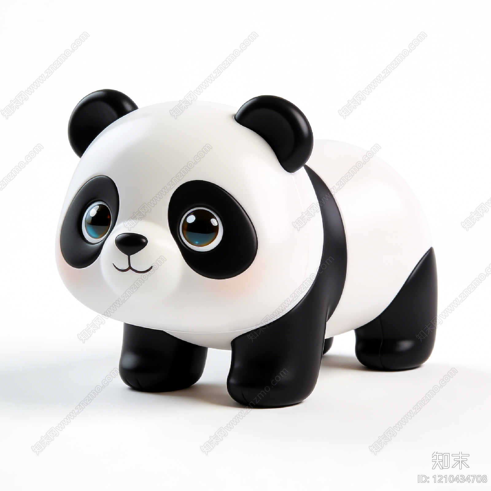 极简卡通雕塑摆件3D模型下载【ID:1210434708】