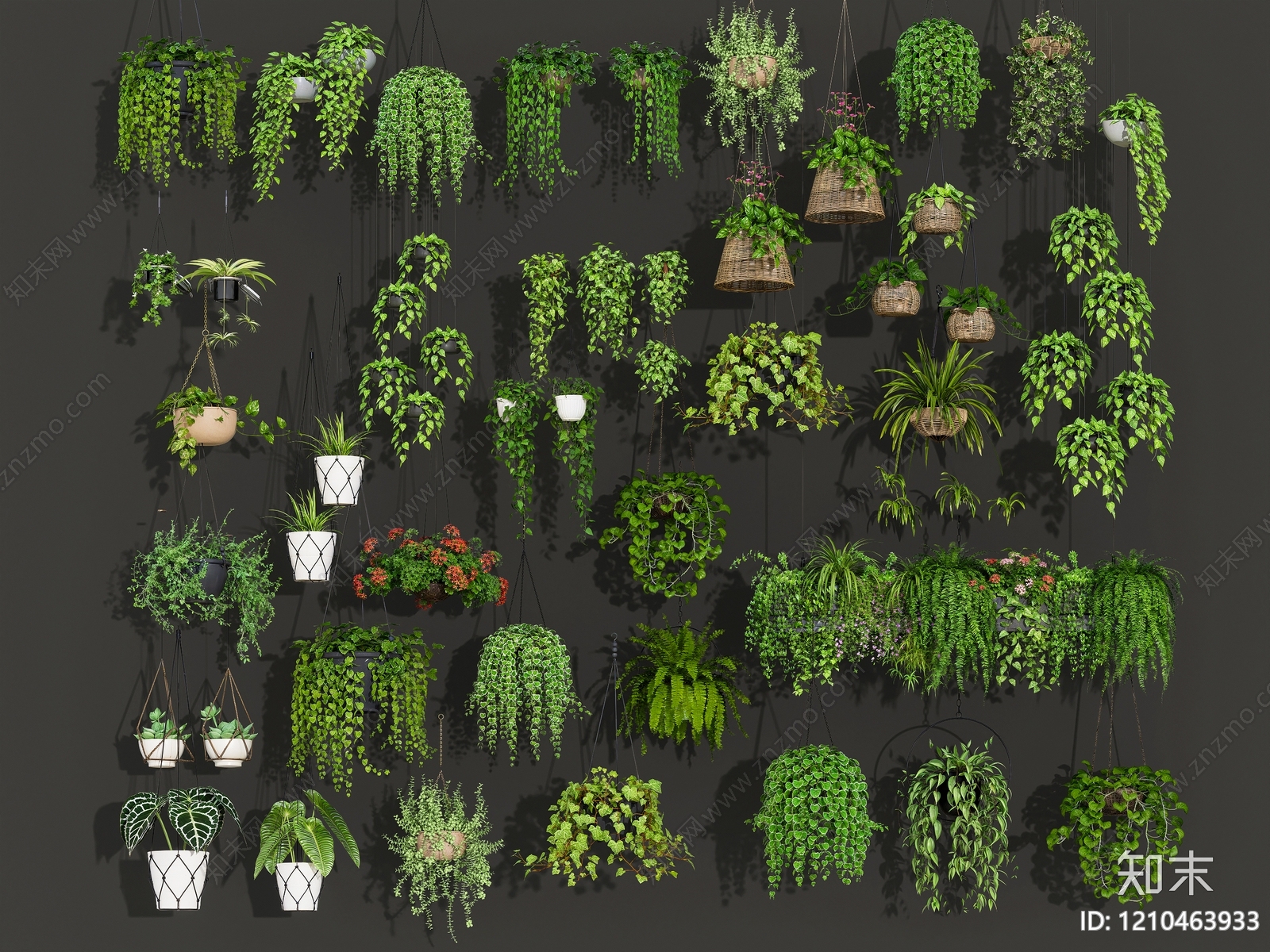 现代垂直绿化SU模型下载【ID:1210463933】