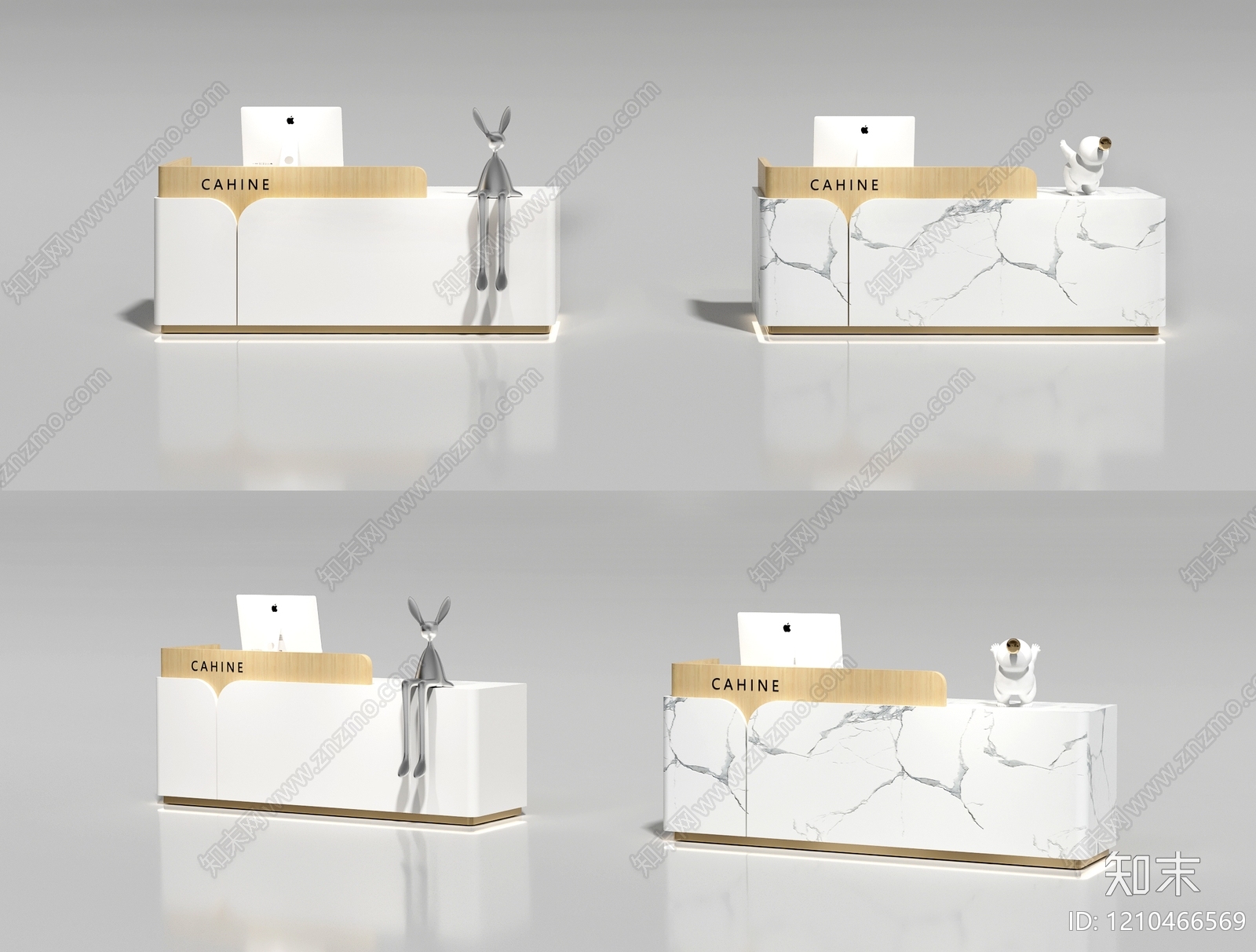 现代简约前台3D模型下载【ID:1210466569】