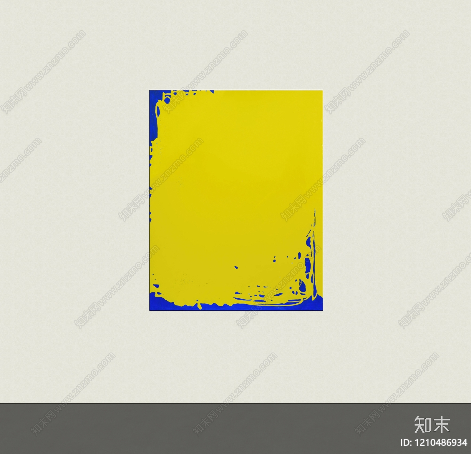 现代挂画SU模型下载【ID:1210486934】